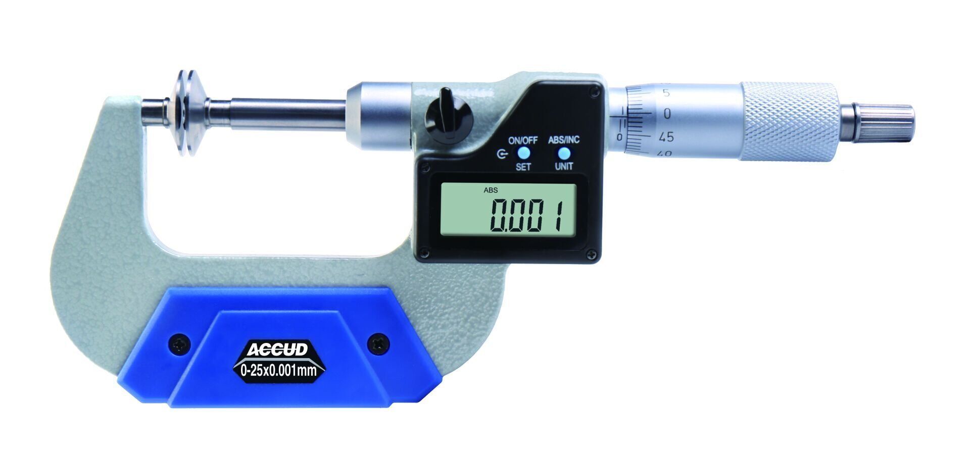 ACCUD Dijital Sabit Milli Disk Mikrometresi 332 Serisi 125-150 mm