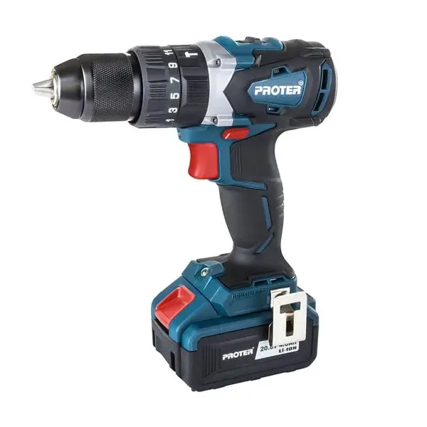 PROTER Kömürsüz Darbeli 13 mm Şarjlı Matkap PST 740 BL