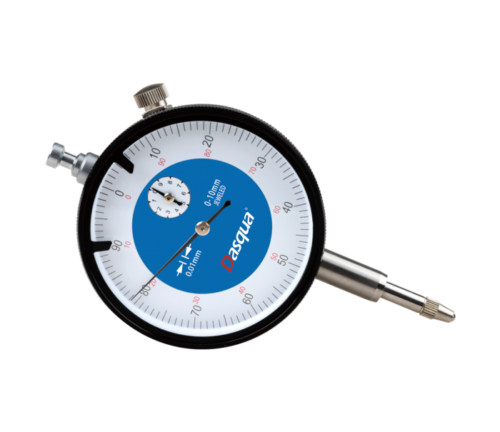 Dasqua 0-10mm Komparatör Saati Darbeye Dayanıklı 0.01mm 5121-1205