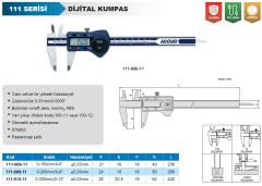 ACCUD Dijital Kumpas IP54 111 Serisi 0-150mm