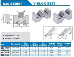 ACCUD V-Blok Seti 632 Serisi 50x19x24mm