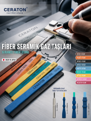 Ceraton Seramik Gaz Taşı Yuvarlak - Çap 3mm -  280 KUM