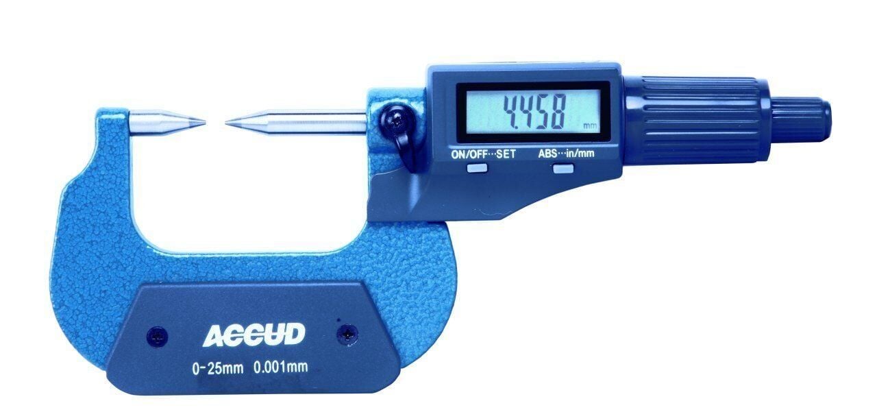ACCUD Dijital Nokta Uçlu Mikrometre 317 Serisi 50-75 mm