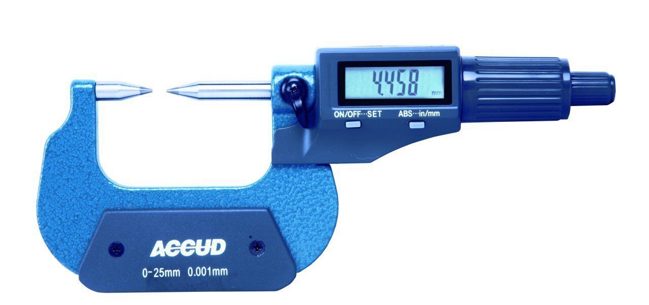 ACCUD Dijital Nokta Uçlu Mikrometre 317 Serisi 50-75 mm