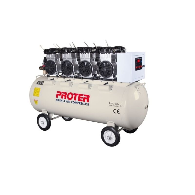 PROTER 220 Litre Sessiz Ve Yağsız Hava Kompresörü PR 226 S
