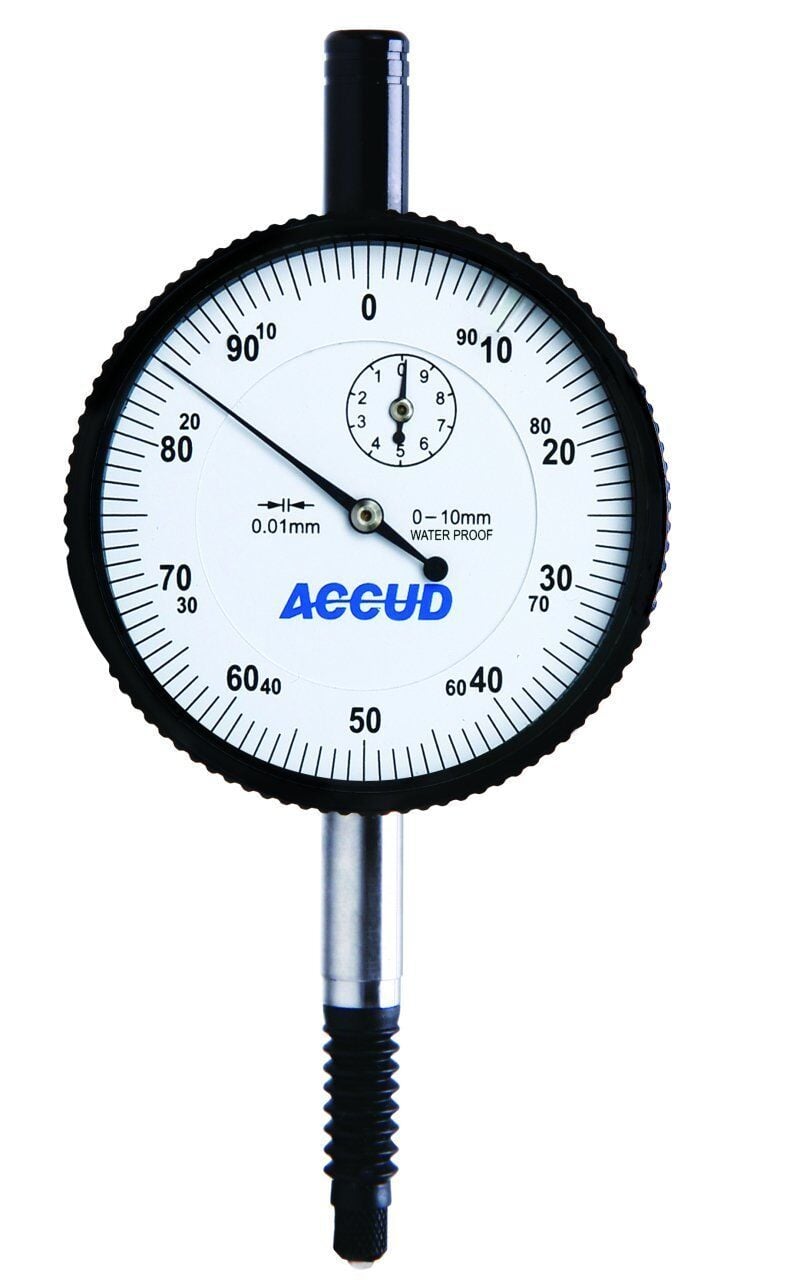 ACCUD Su Geçirmez Mekanik Komparatör Saati 10mm