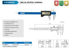 ACCUD Sol El Dijital Kumpas 110 Serisi 150mm