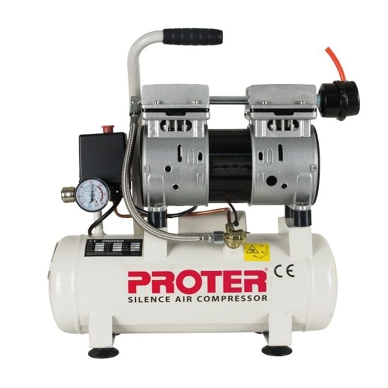PROTER 9 Litre Sessiz Ve Yağsız Hava Kompresörü PR 9 S