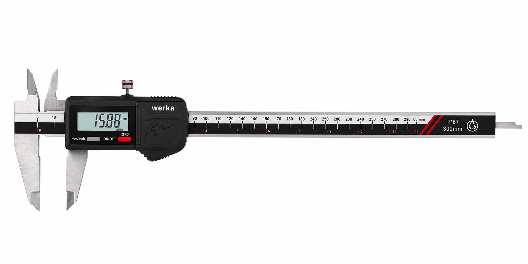 WERKA W210-7800 300mm IP67 Dijital Kumpas (Su Geçirmez)