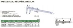 INSIZE 1233-280 Mekanik Kumpas Hassas Ayarlı 0-280mm