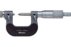 Mitutoyo 126-125 Vida Dişi Ölçüm Mikrometresi 0-25mm