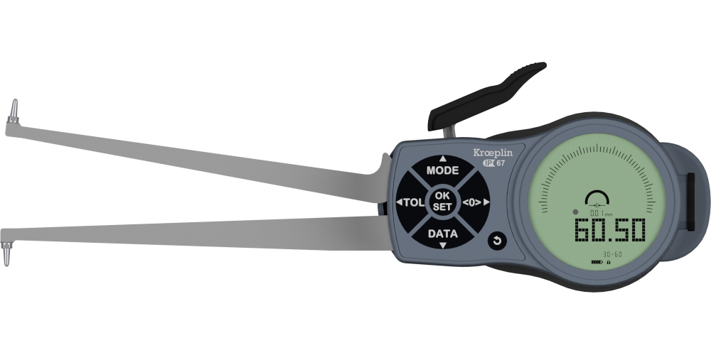 Kroeplin L330 Dijital İç Çap Kanal Komparatörü 30-60 mm
