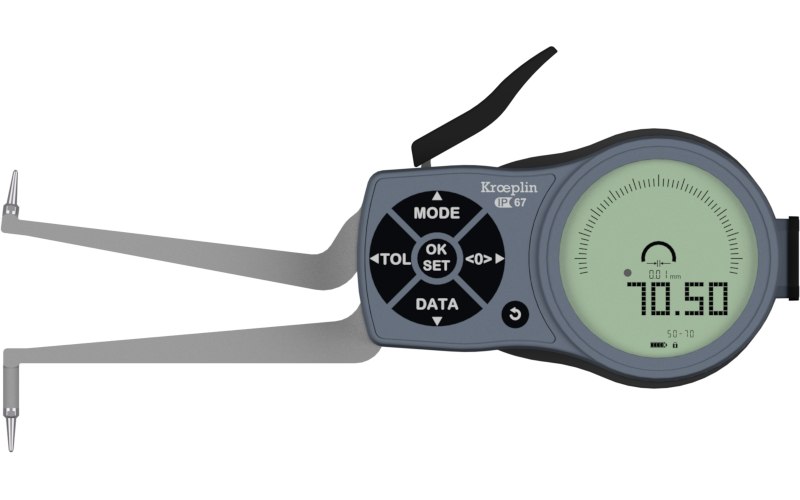 Kroeplin L250 Dijital İç Çap Kanal Komparatörü 50-70 mm