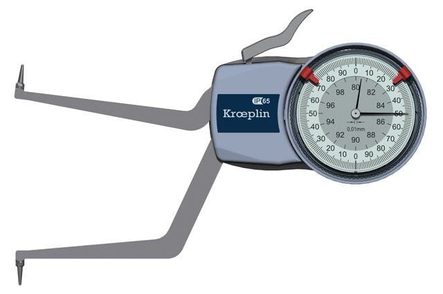 Kroeplin H280 Mekanik İç Çap Kanal Komparatörü 80-100 mm