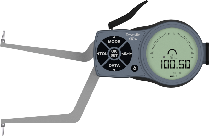 Kroeplin L280 Dijital İç Çap Kanal Komparatörü 80-100 mm