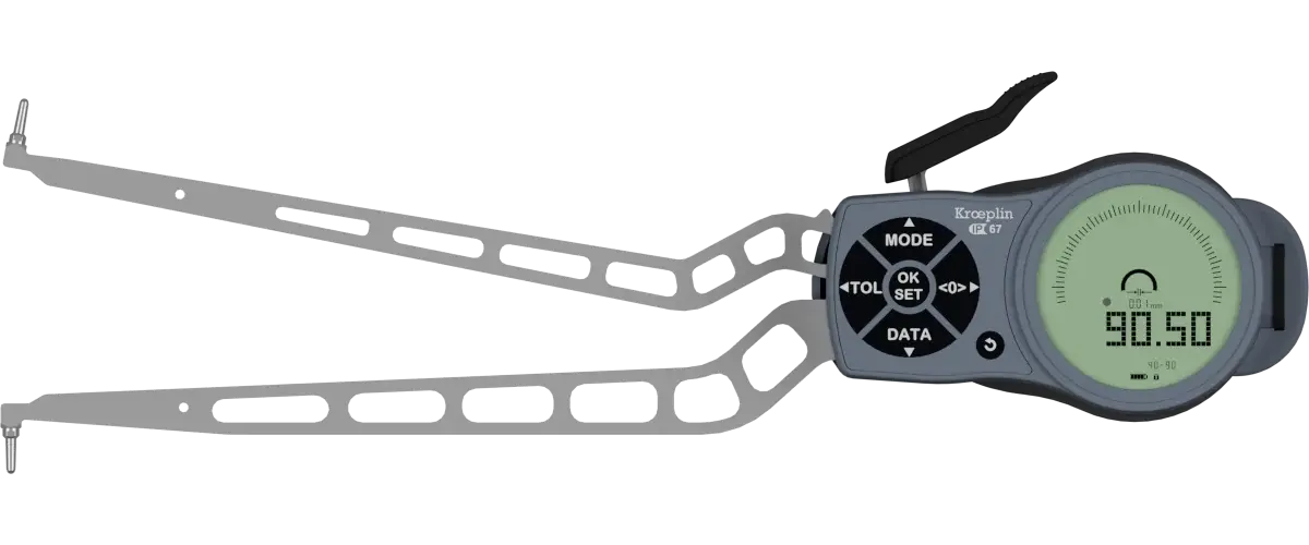 Kroeplin L440 Dijital İç Çap Kanal Komparatörü 40-90 mm