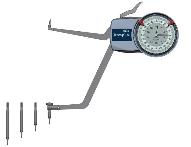 Kroeplin H2M130 Mekanik İç Çap Kanal Komparatörü 130-180 mm