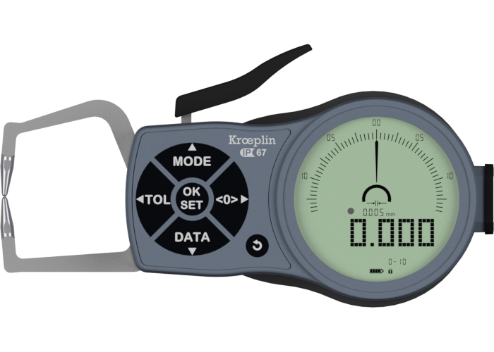 Kroeplin K110 Dijital Dış Çap Kanal Komparatörü 0-10 mm