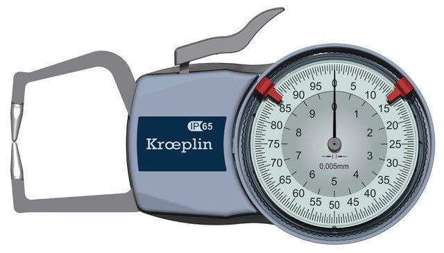 Kroeplin D110 Mekanik Dış Çap Kanal Komparatörü 0-10 mm