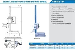 ACCUD Dijital Yükseklik Mihengiri - Makaralı Tip 184 Serisi 0-600mm