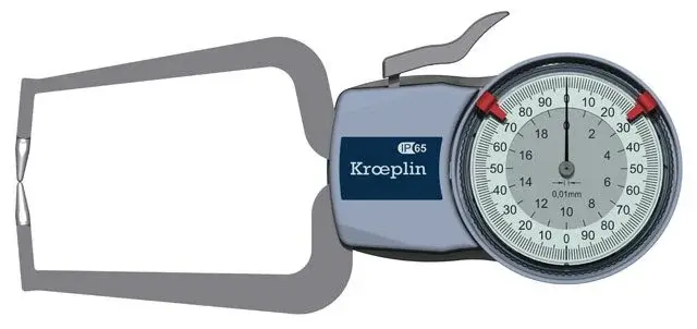 Kroeplin D220 Mekanik Dış Çap Kanal Komparatörü 0-20 mm