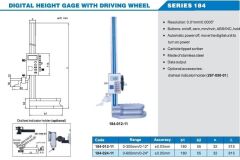 ACCUD Dijital Yükseklik Mihengiri - Makaralı Tip 184 Serisi 0-300mm