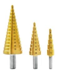 Kademeli Saç Matkabı Tin Kaplı Hss 3LÜ Set Eric