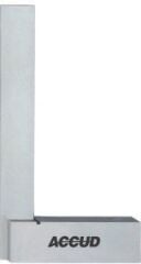 ACCUD 90° Geniş Tabanlı Düz Gönye 843 Serisi 200x130mm