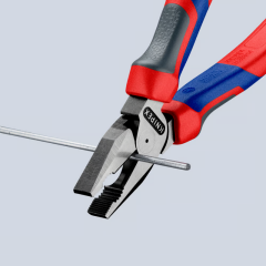 Knipex 02 02 180 Ağır Tip Kombine Pense Polisaj Kalın İzole