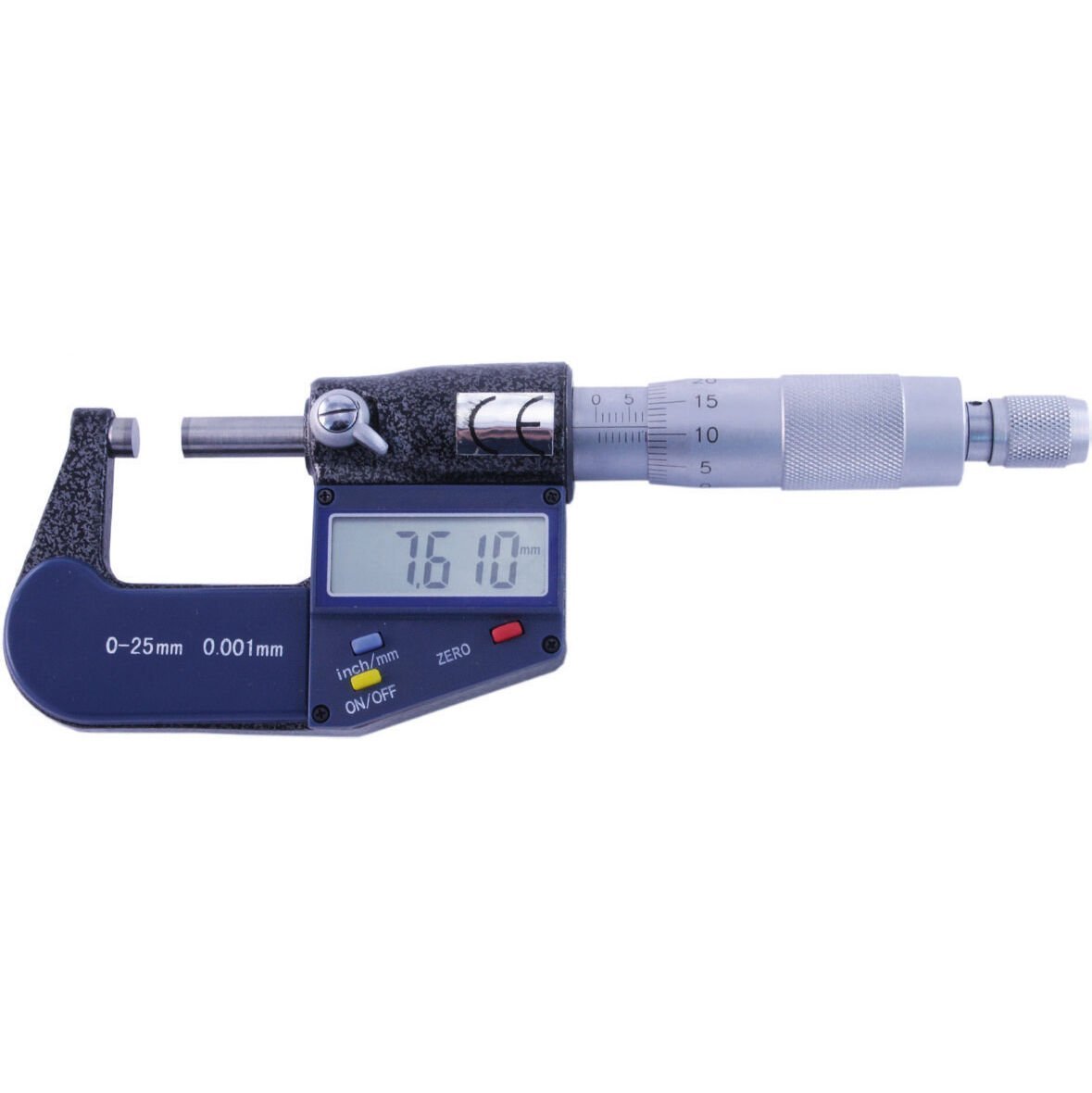 PLD Ekonomik Tip Dijital Dış Çap Mikrometre 0-25 mm