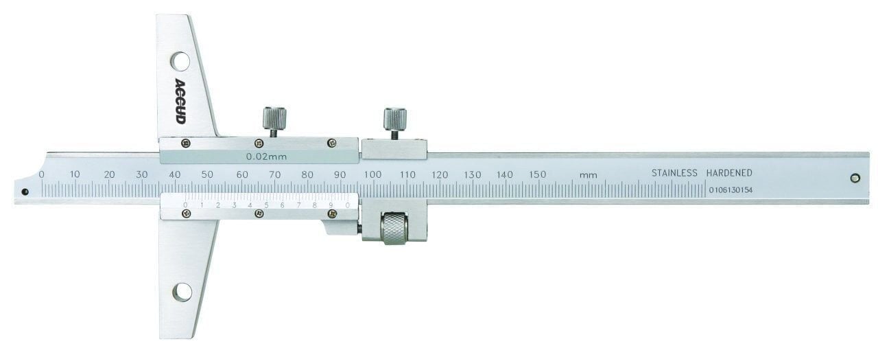 ACCUD Mekanik Derinlik Kumpası 178 Serisi 0.02mm - 0-200mm
