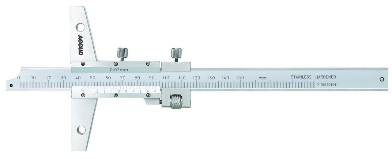 ACCUD Mekanik Derinlik Kumpası 178 Serisi 0.05mm - 0-150mm